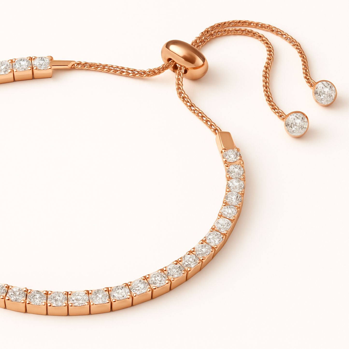 Rose Radiance Tennis Bracelet
