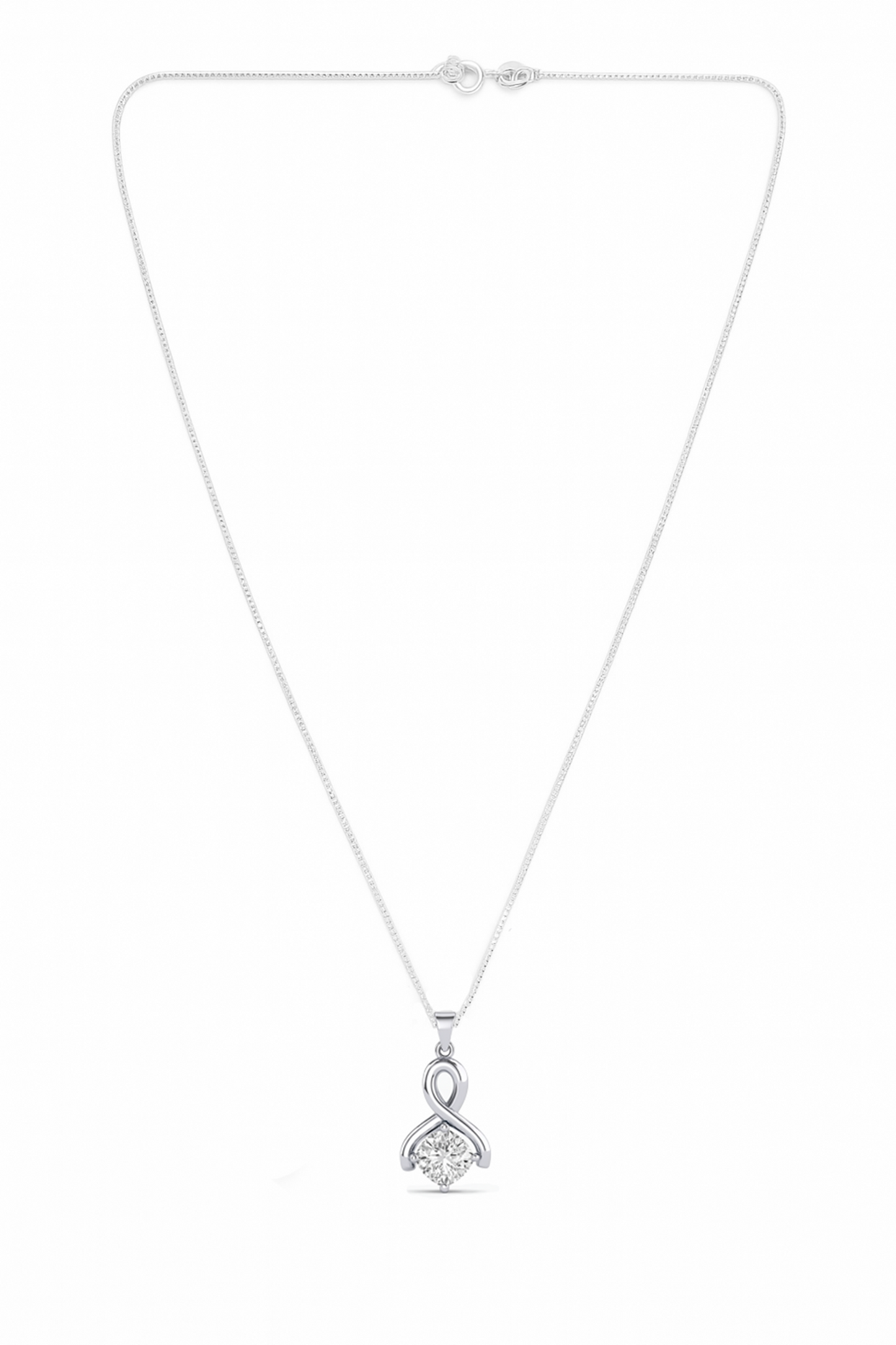 Infinity Sparkle Pendant Necklace for Women