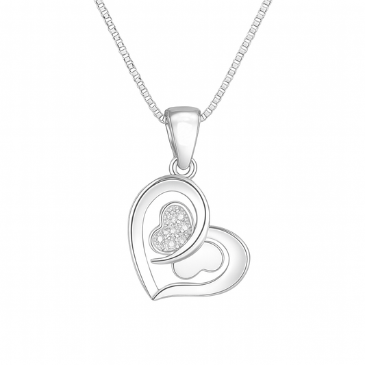 Forever in My Heart Dual Pendant Necklace