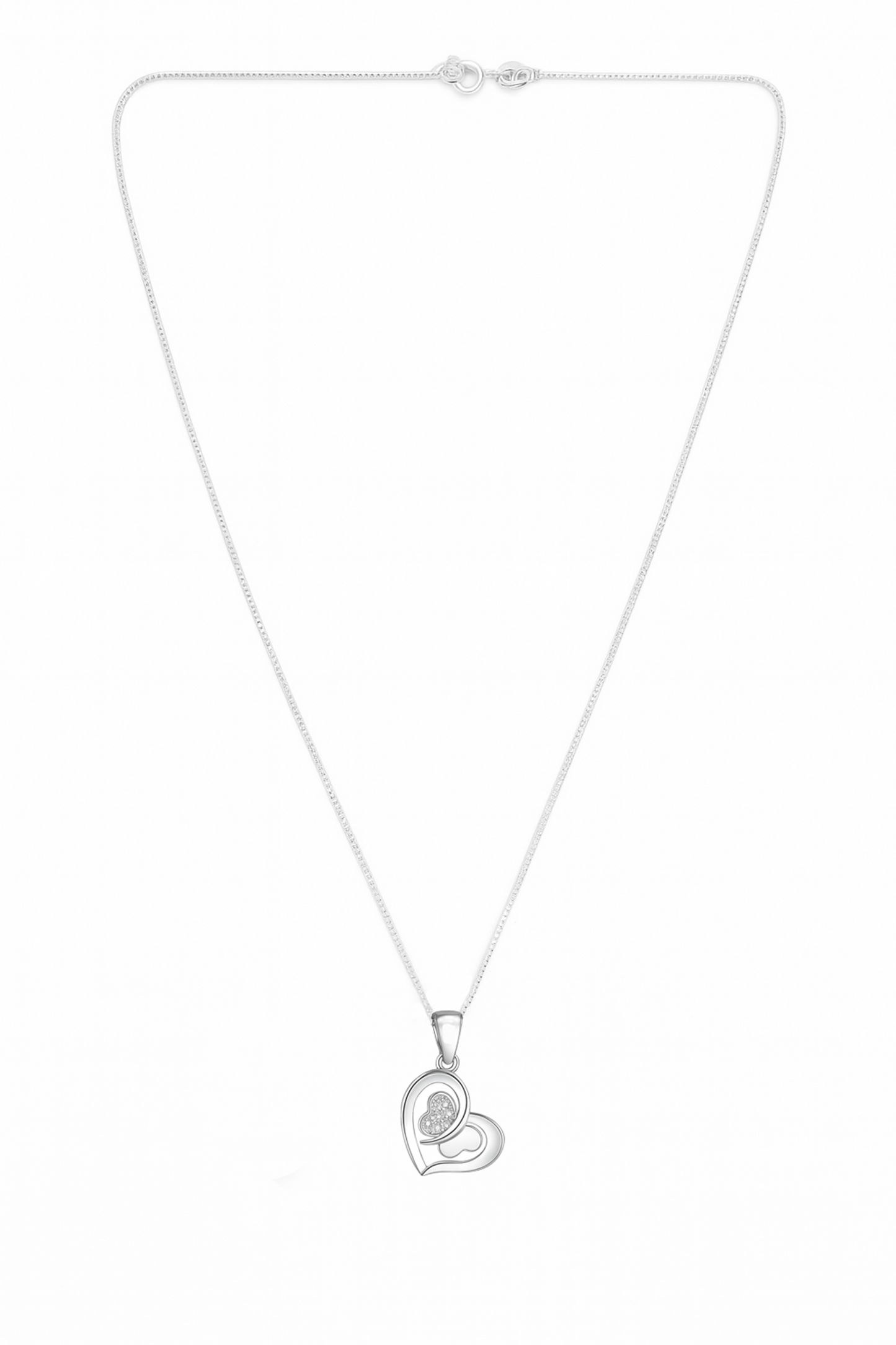 Forever in My Heart Dual Pendant Necklace