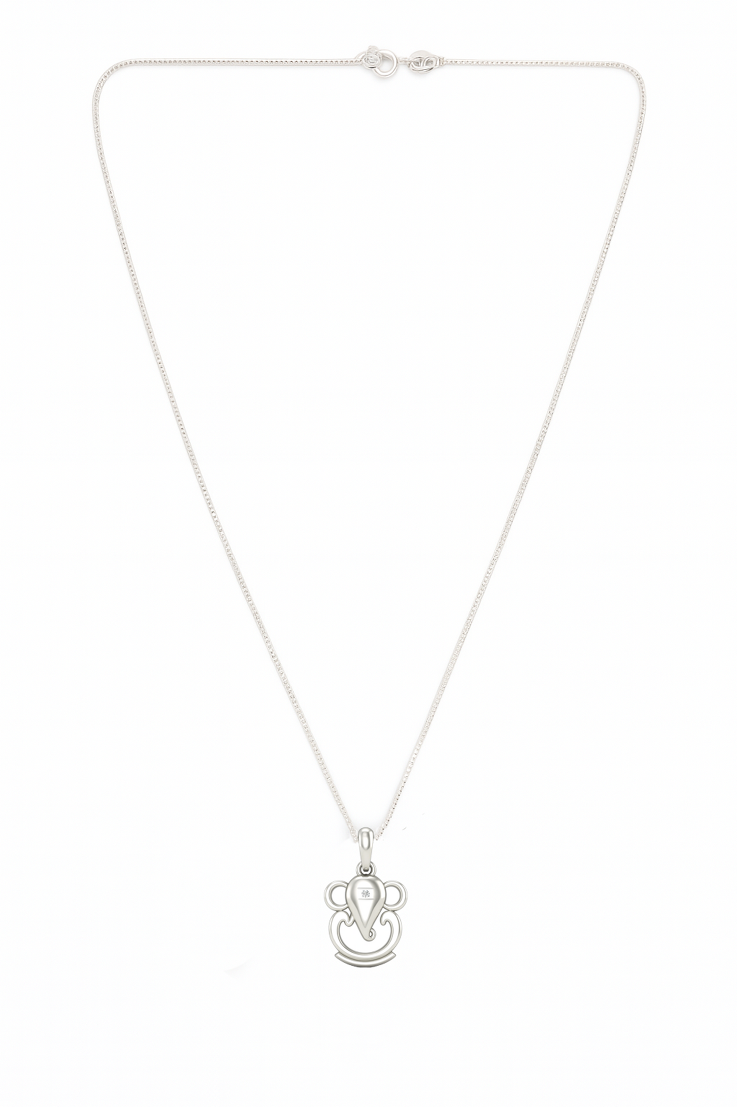 Lord Ganesha 925 Silver Pendant for Women