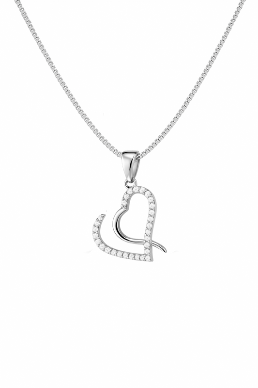 Infinity Love Heart Pendant for Women
