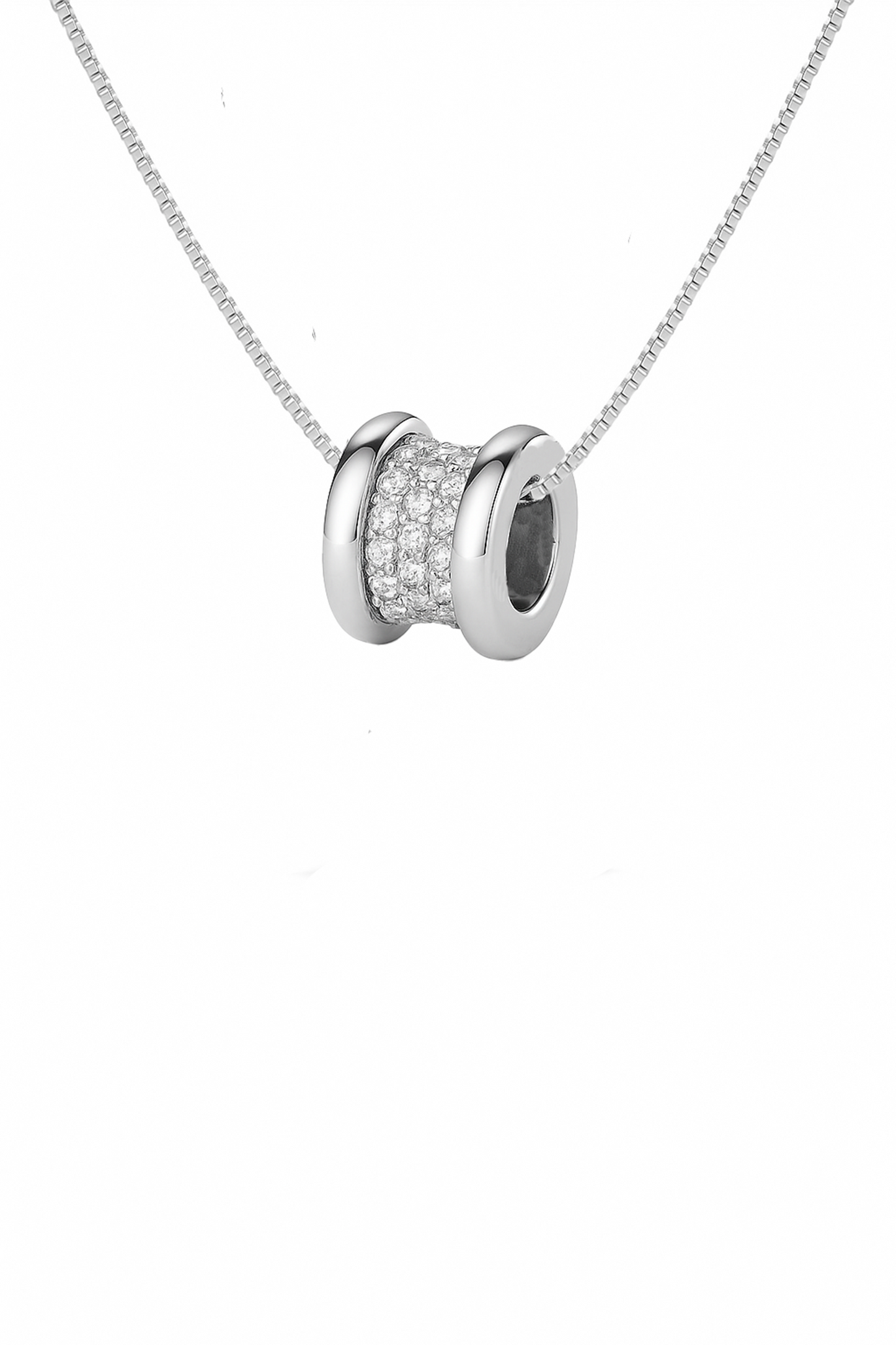 Sparkle Barrel Pendant Necklace for Women