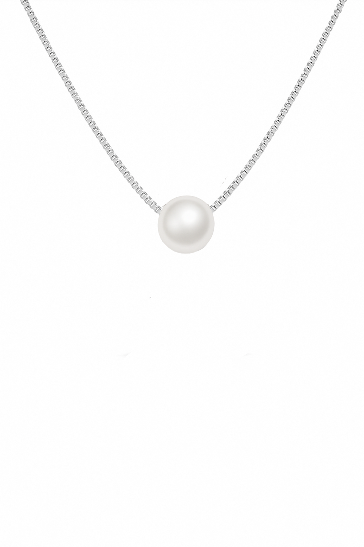 Classic Single Pearl Necklace for Women