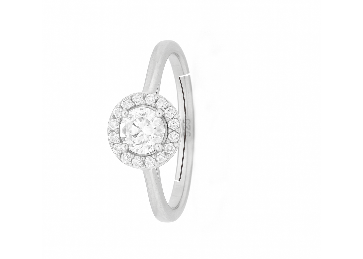 Halo Solitaire Diamond Ring