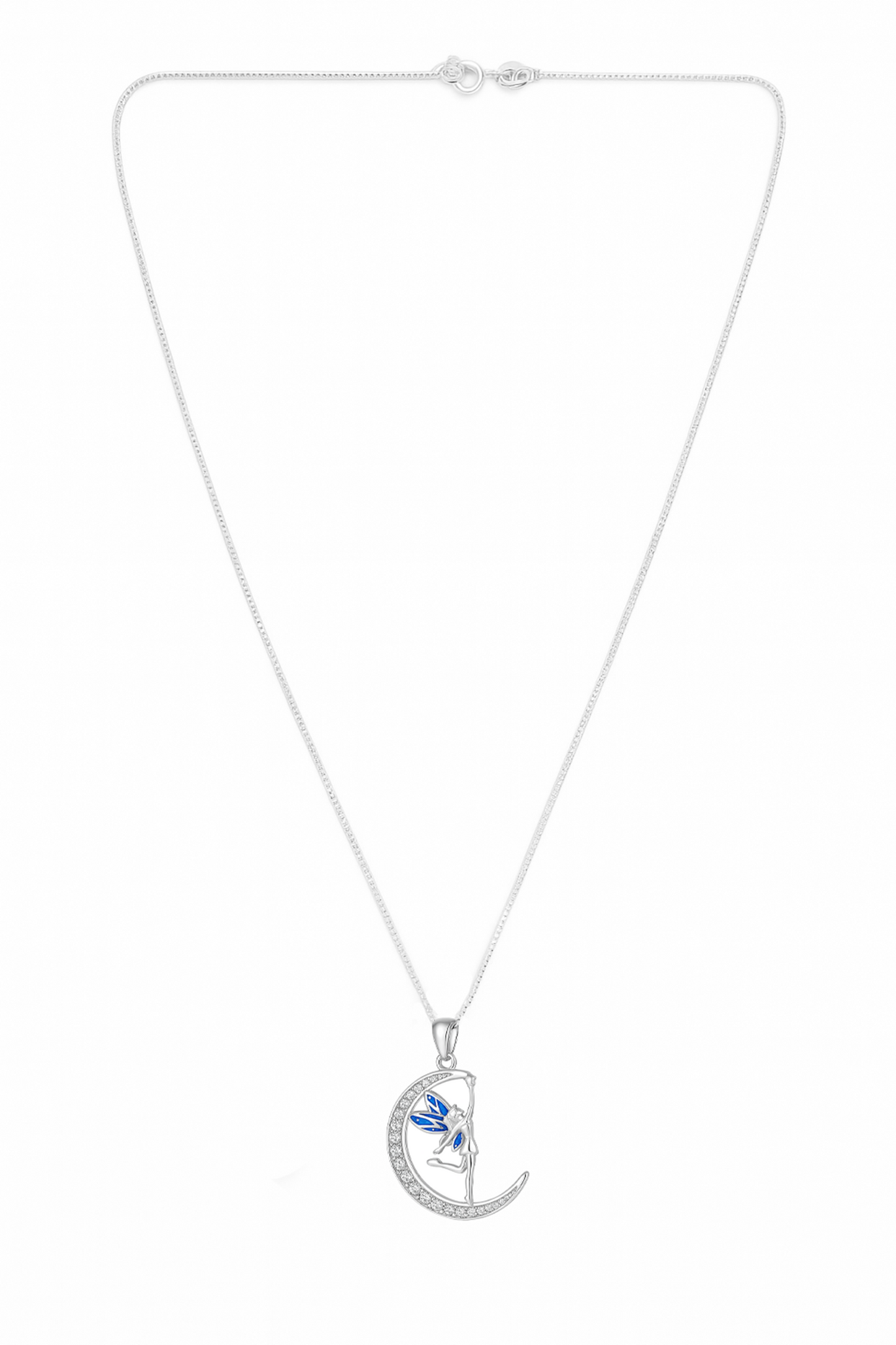 Lunaria Fairy Crescent Moon Necklace