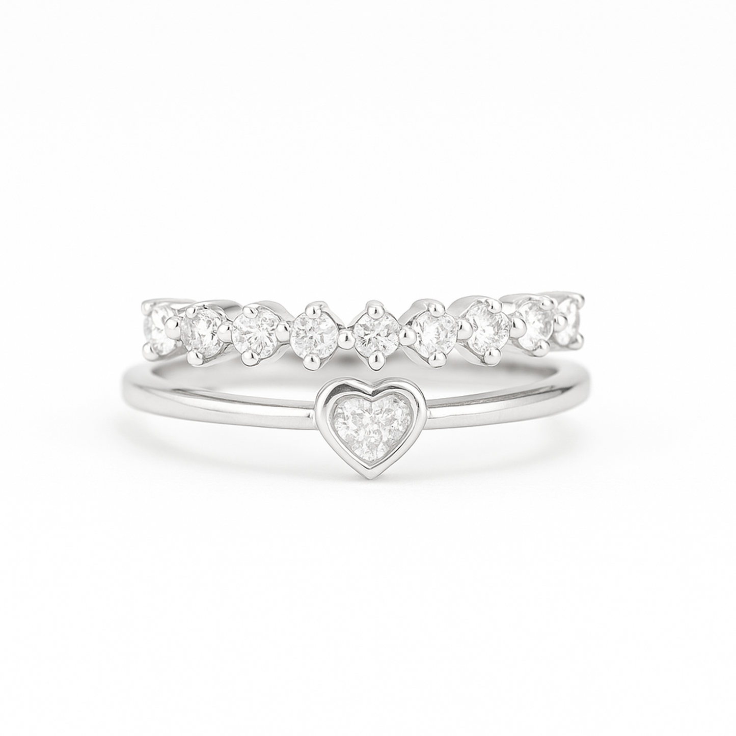 Crown of Hearts Ring