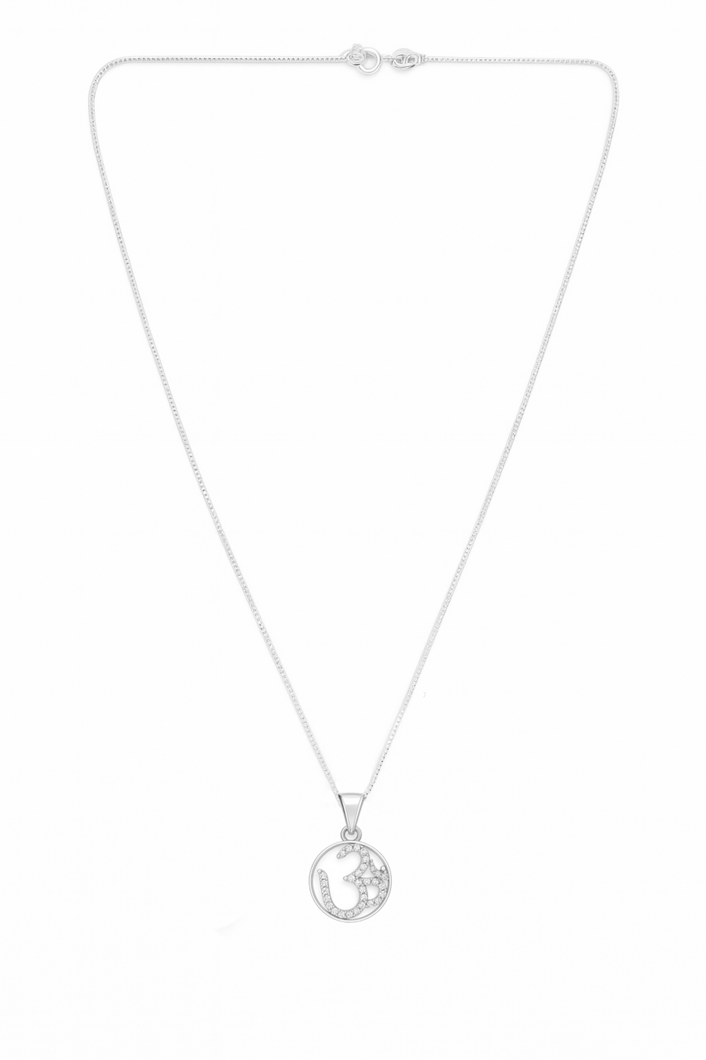 Om Symbol 925 Silver Pendant for Women