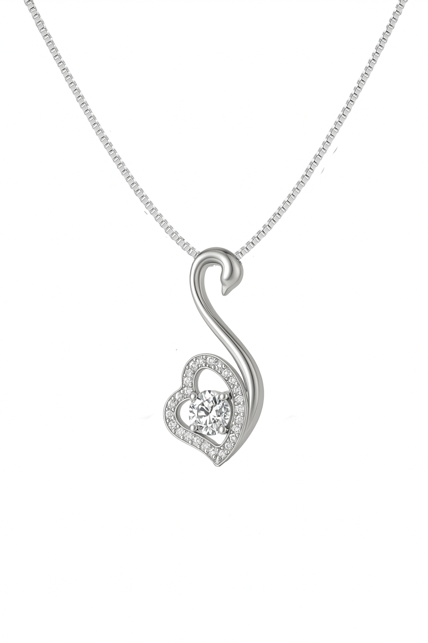 Grace Heart 925 Silver Pendant