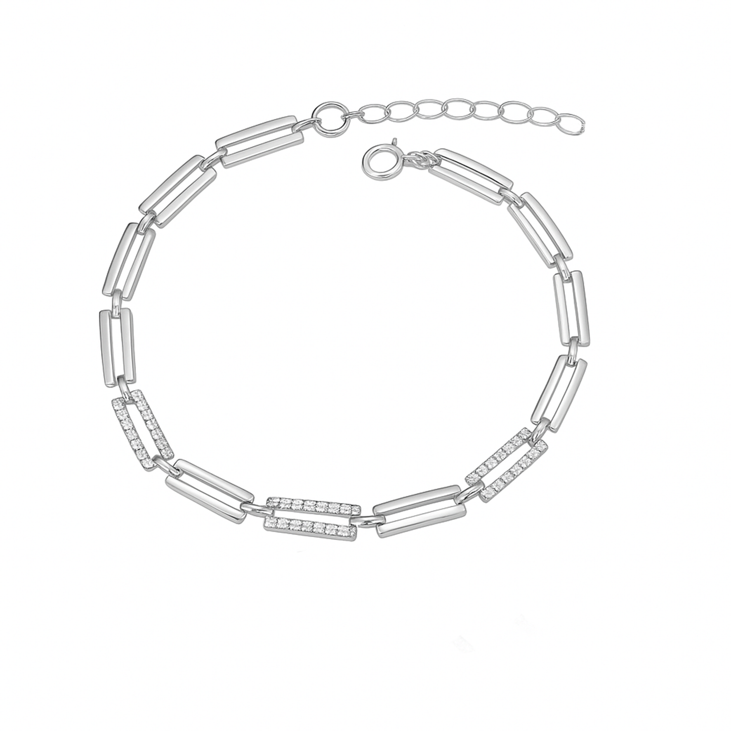 Luxe Link Sterling Silver Bracelet