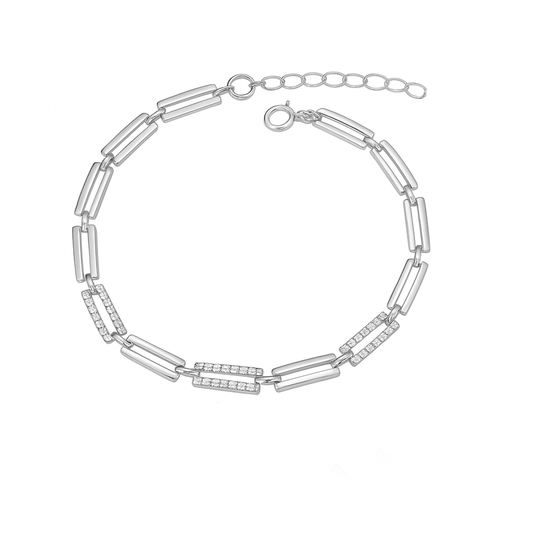 Luxe Link Sterling Silver Bracelet