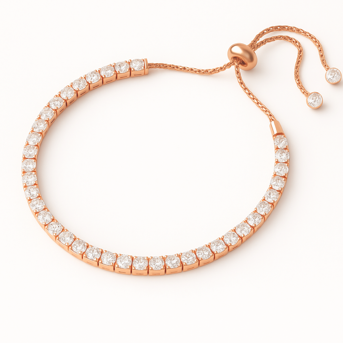Rose Radiance Tennis Bracelet