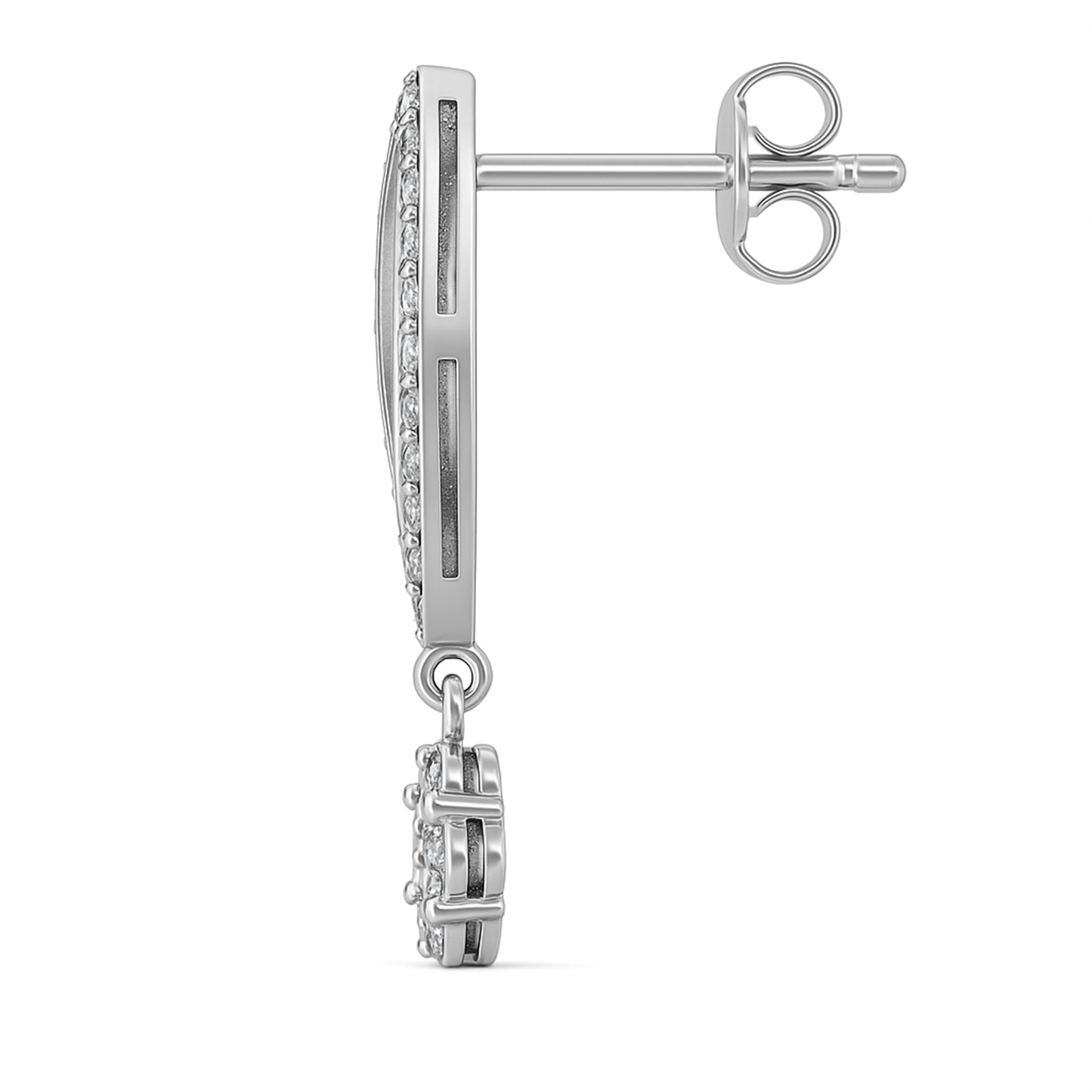 Myra 925 Silver Drop Earrings for Women & Girls